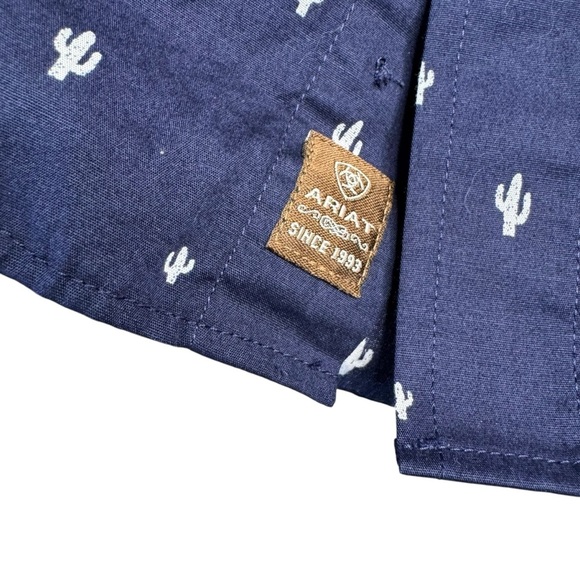 Ariat Jovanni Stretch Classic Fit Shirt Cactus Western Long Sleeve Button Up S - Picture 3 of 11